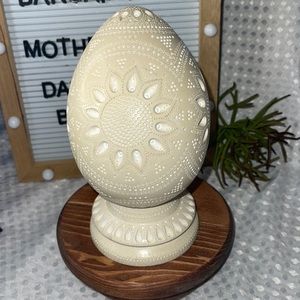 Vintage Ukrainian Pysanka Goose Egg – Etched Easter Folk Art from Ukraine – Rare